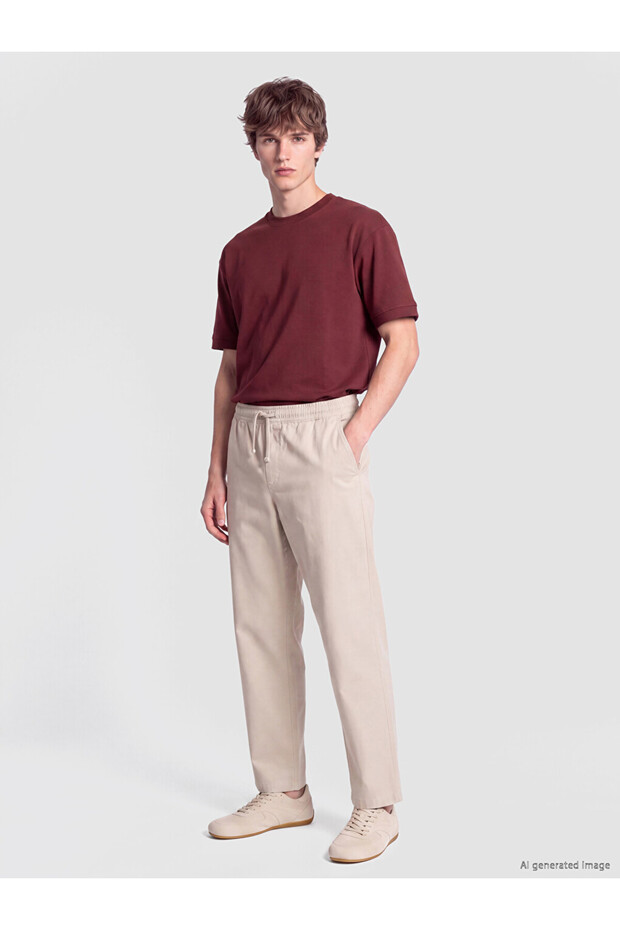 Relax Fit Gabardine Men's Trousers from Uzg Store for Style Enthusiasts