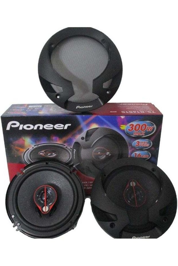 3-Way Round Car Speaker Set Model: TS-R1651S 300 Watt 16cm, 4 Ohm Made in Vietnam