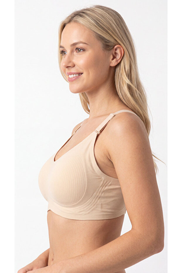 New Bra No Support C Cup Large Size Wireless Ghost Bra