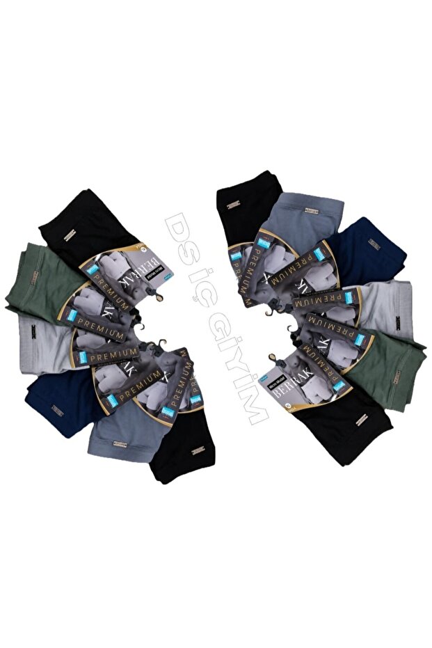 4434 Men's Multicolor Lycra Micro Modal Boxer 12 Pieces