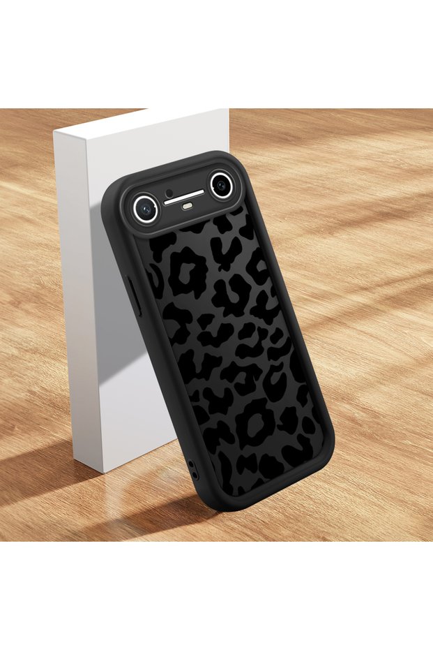 Black Leopard Case Compatible with Tecno Spark Slim/Pova Slim, Suitable for Everyday Use