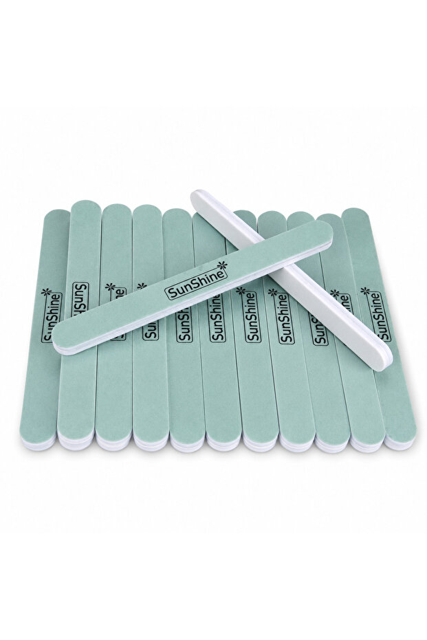 SUNSHINE Nail Shine Buffer Nail File 600/3000 Grit, Two Side Manicure and Pedicure Tools (15 PIECES (1 PACK))