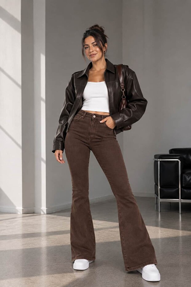 High Waist Spanish Flare Pants Dm3535