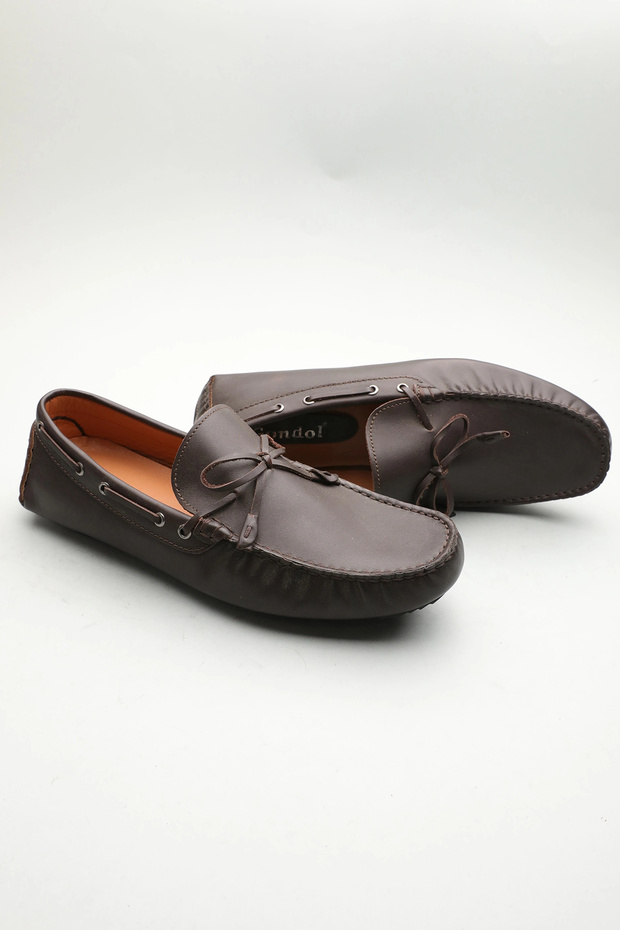 Men's Genuine Leather Classic Loafer Brown 42 Ttx.601219