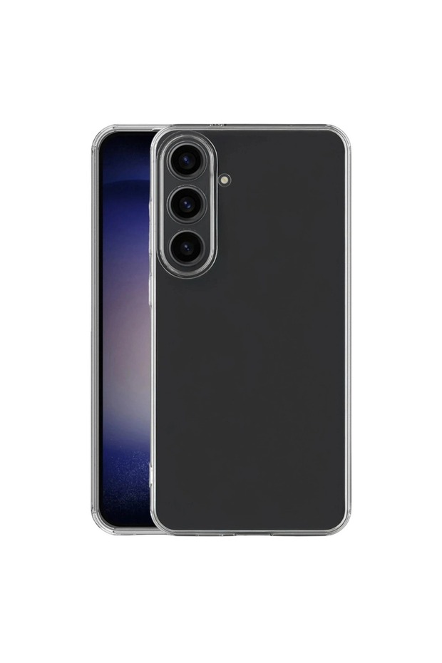 Samsung Galaxy S26 Plus Lüx Şeffaf Silikon - Şeffaf