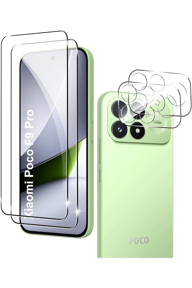 Poco F9 Pro Compatible Fingerprint Activated Nano Glass Screen Protector, 9H Hardness Protective Glass