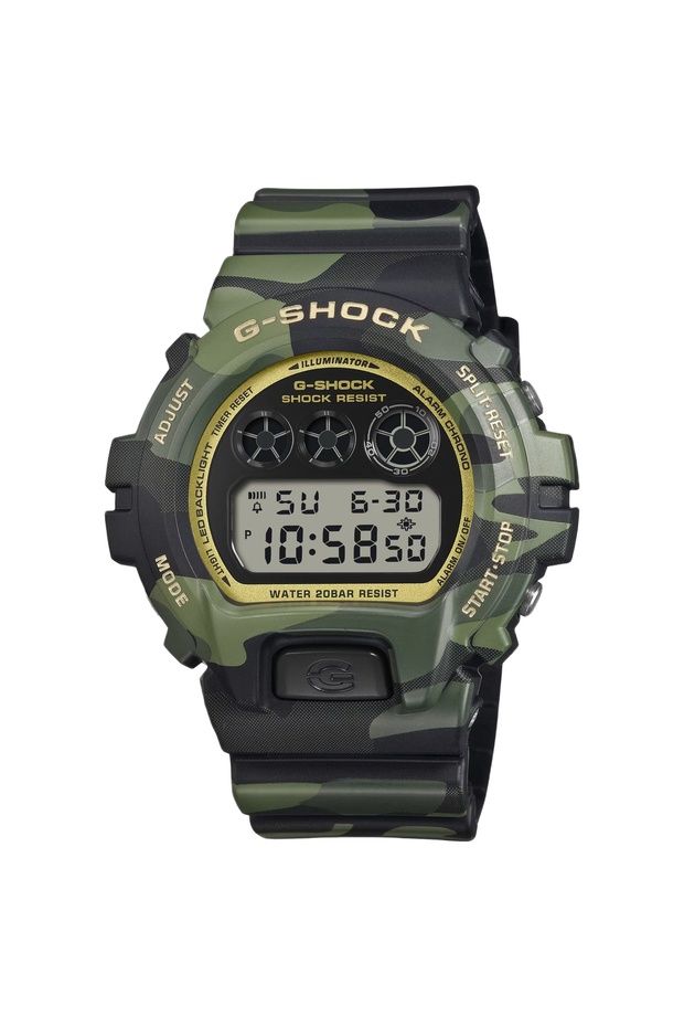 Men's Digital Black Dial Watch - DW-6900CMG-3DR