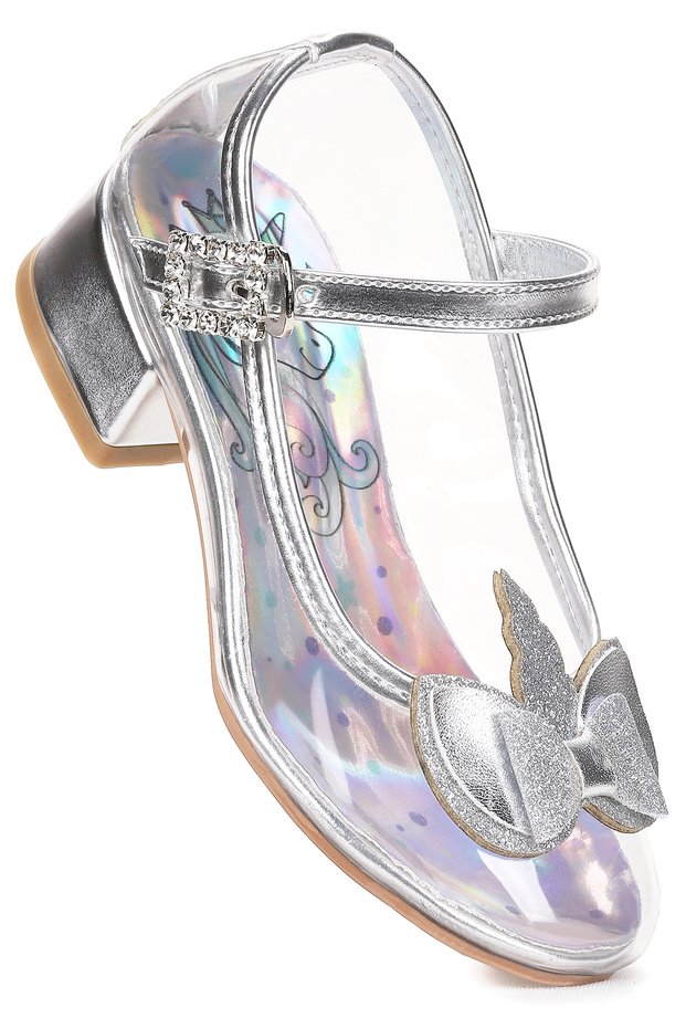 Rosella Unicorn Girls' High-Heeled Formal Transparent Shoes