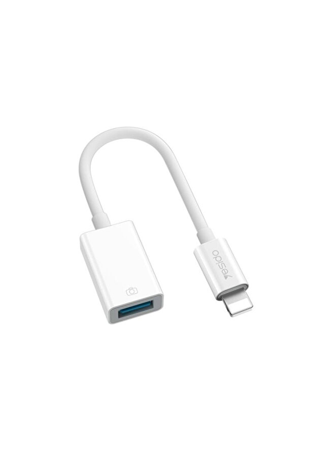 GS10 Lightning to USB OTG Adapter USB 2.0 Data Transfer Converter USB-A Female to Lightning Male Adapter for iPhone & iPad, Supports USB Flash Drive, Mouse, Keyboard & Camera