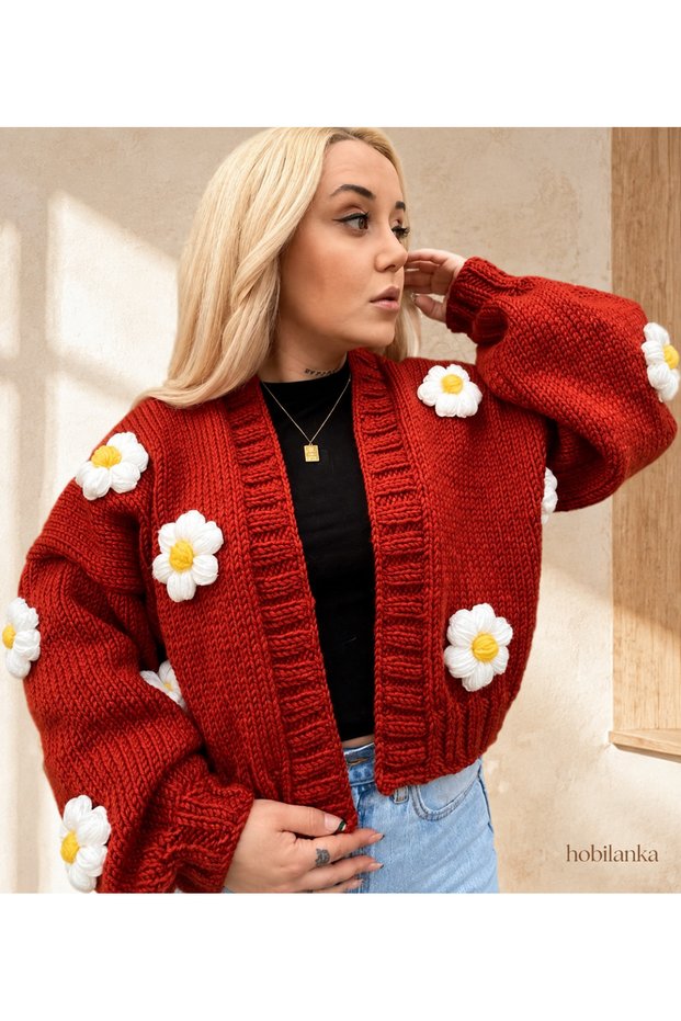 New Season Hand-Knitted Cardigan