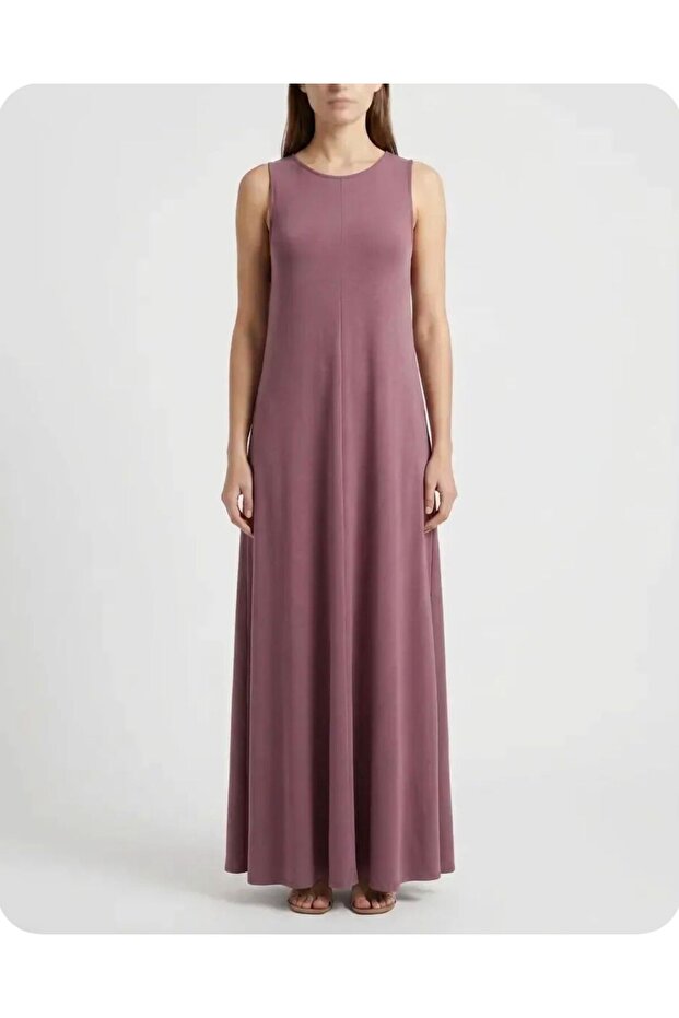 Women's Sandy Fabric Long Dress