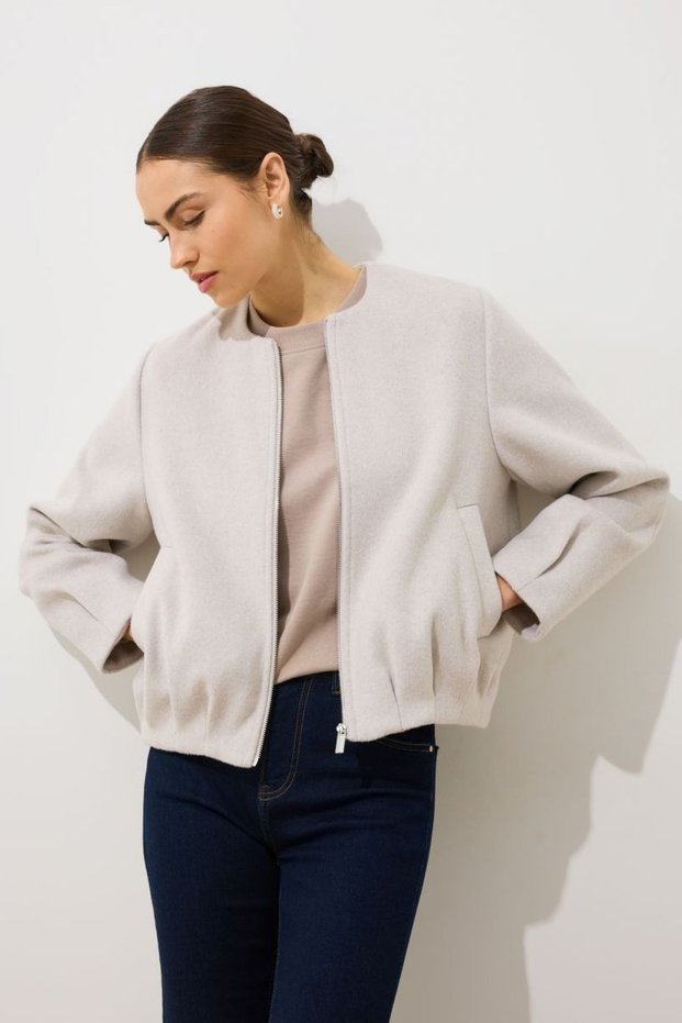 Black Women's Cashmere Coat Women's Coat Women's Jacket Skirt with Pleated Detail Italian Design