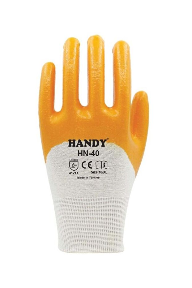 HN-40 Sarı Nitril Eldiven 9"