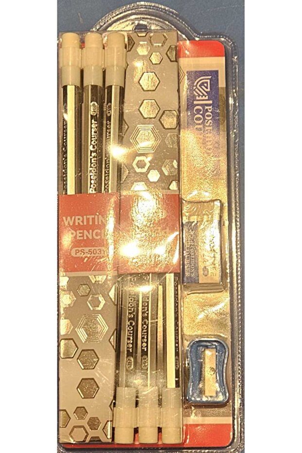 HERTEX OFFICE PENCILS 30 PCS WITH 2ERASER & 4 SHARPNER