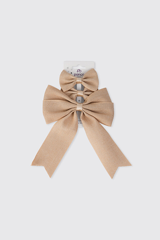 Girl's 3-Piece Ecru Buckle Set