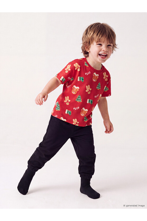 Patterned Baby Boy Pajama Set