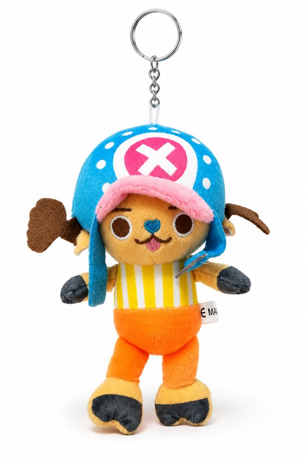 Monkey D. Luffy One Piece Anime Manga Plush Tony Tony Chopper Toy Bag Ornament Carm Keychain