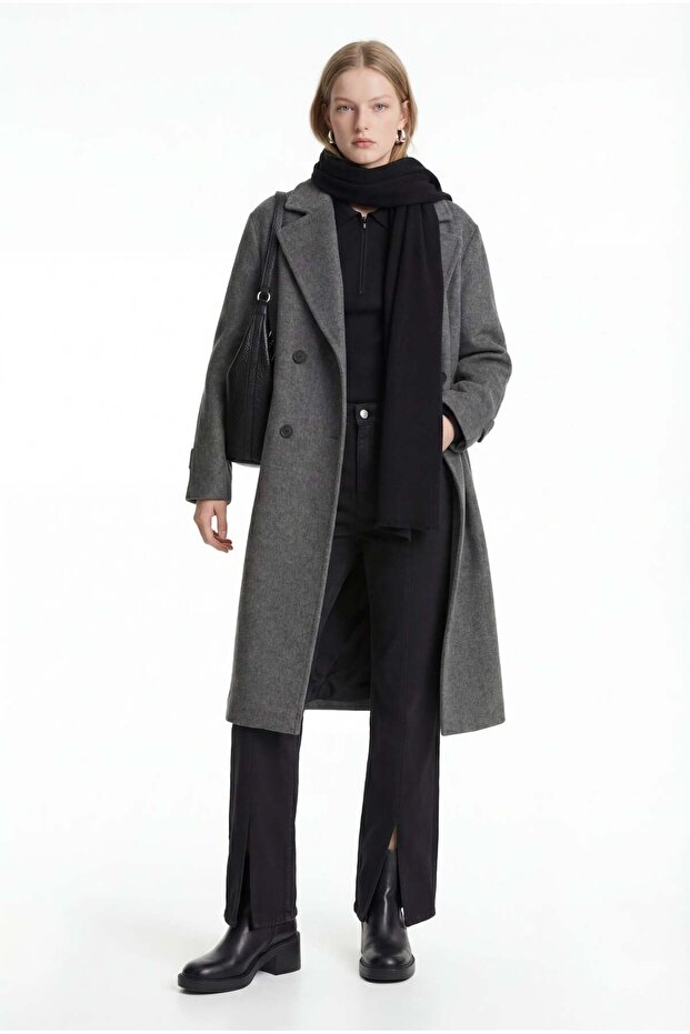Women's Double-Breasted Cashmere Coat