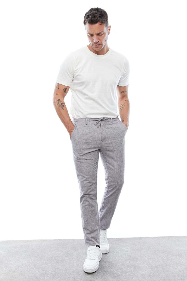 Men's Jogger Pants with Elastic Waist