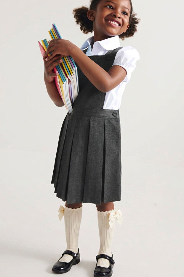 Girl's Bow-Tie Ribbed Knee-Length Socks