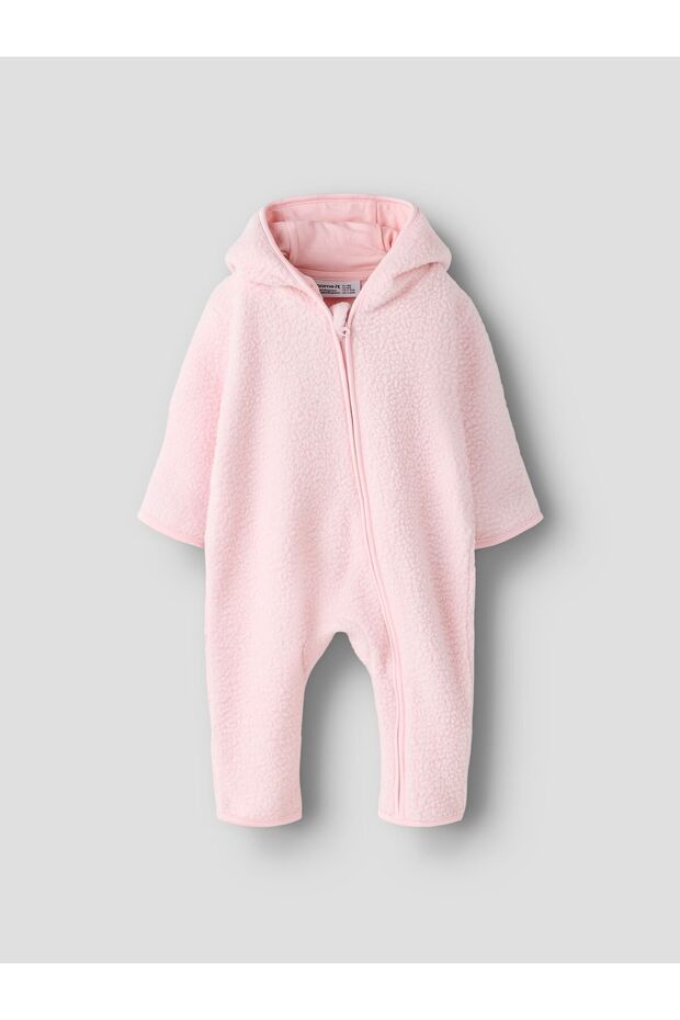 Jumpsuit Bestickter Teddyfleece
