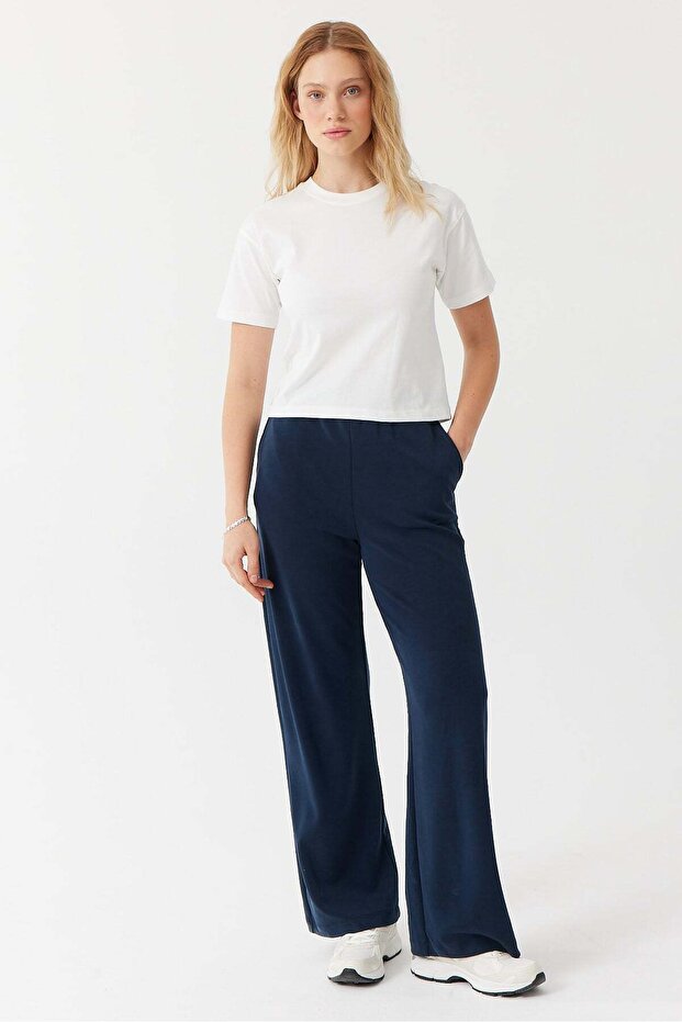 Women's Elastic Waist Sweat Bottoms