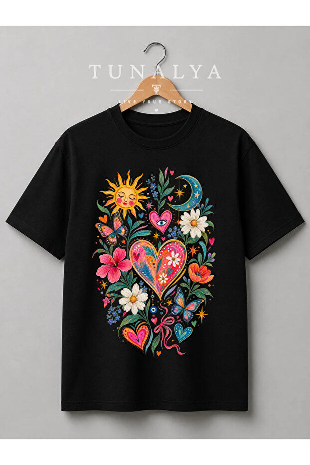 Tunalya Energetic and Fresh, Specially Designed for Summer Days, Premium Printed Unisex Cotton T-Shirt