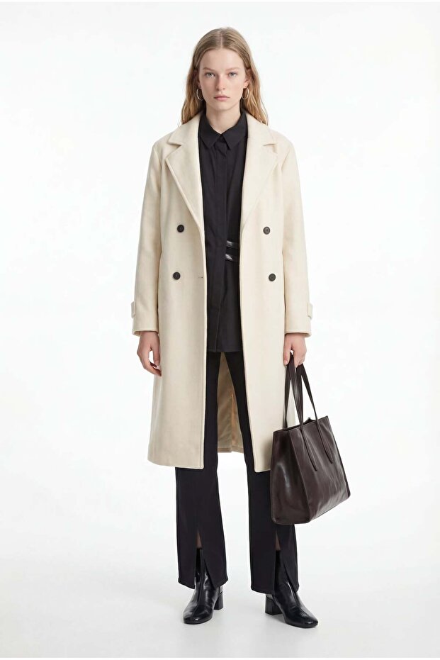 Women's Double-Breasted Cashmere Coat