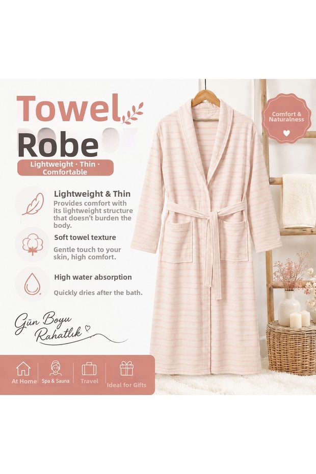 Combed Cotton Bathrobe