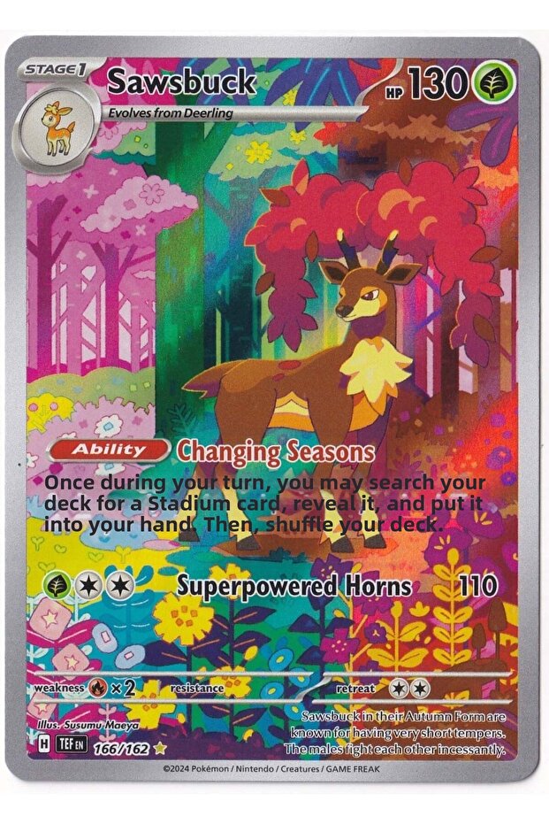 Sawsbuck # 166 - Temporal Forces - Kart (Mint)