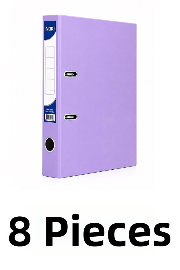 8 Pieces Narrow Plastic Folder A4 Folder