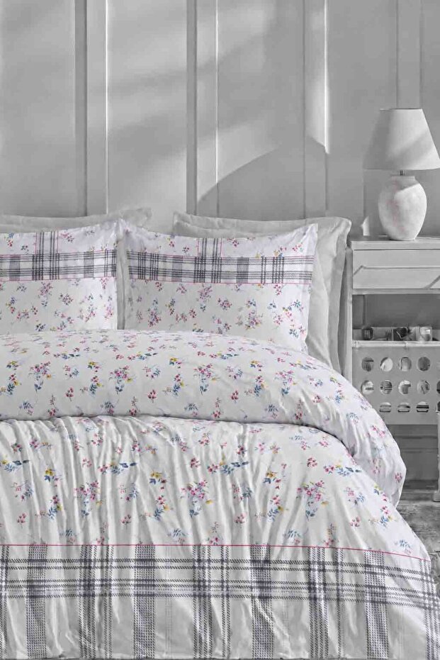 Elastic Sheet Duvet Cover Set Single Size Chitir White