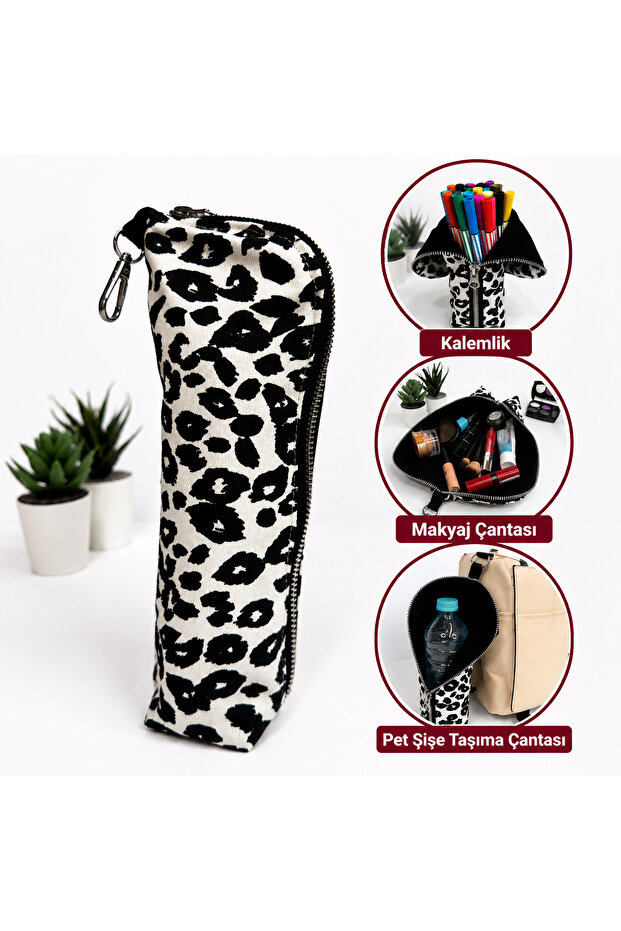 Handmade Pen Holder, Pen Case, Pet Bottle Carrying Bag, Makeup Bag, Multi-Purpose Bag