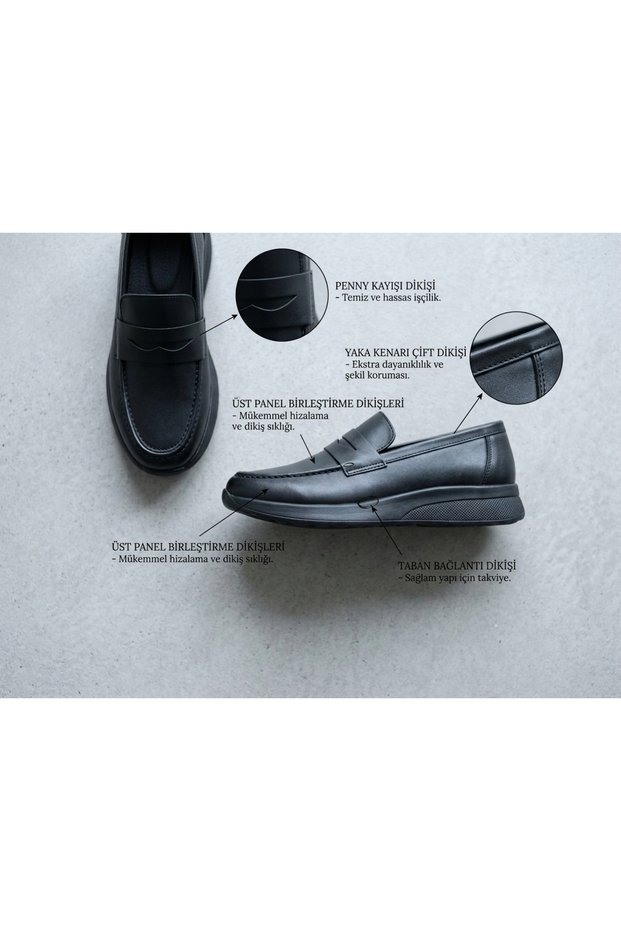 Gr0489 Genuine Leather Lightweight Poly Sole Casual Sports Classic Shoes