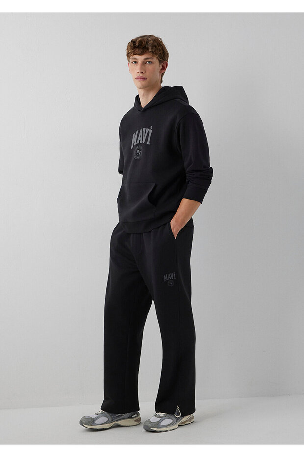 M0010616 Logo Printed Men's Sweatpants Black
