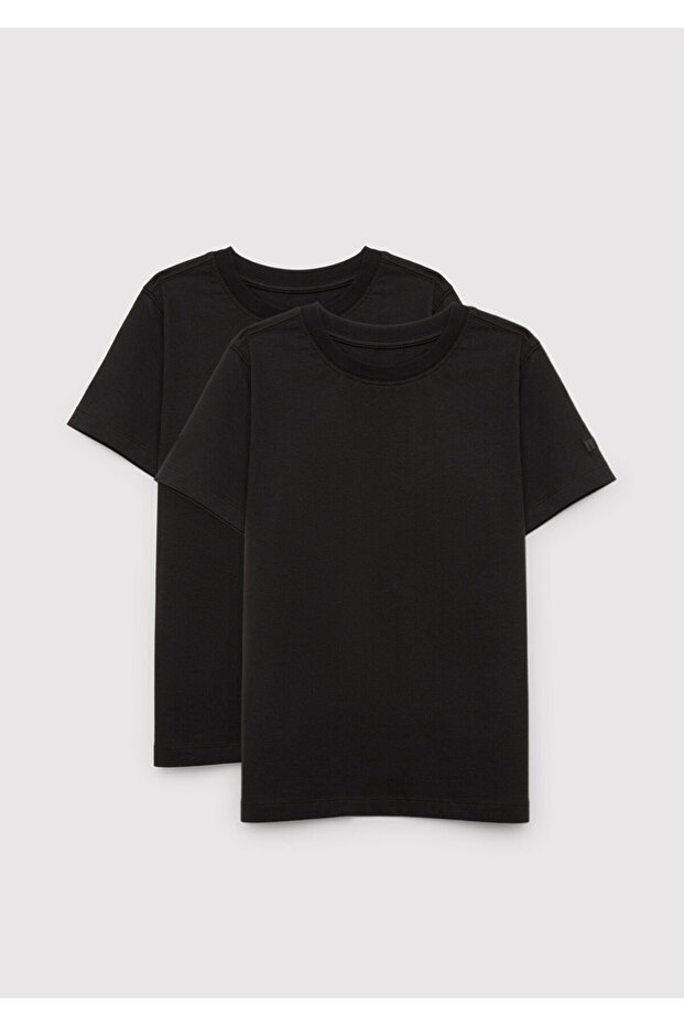 2-Pack Black T-Shirts Regular Fit / Normal Cut 6610347-900