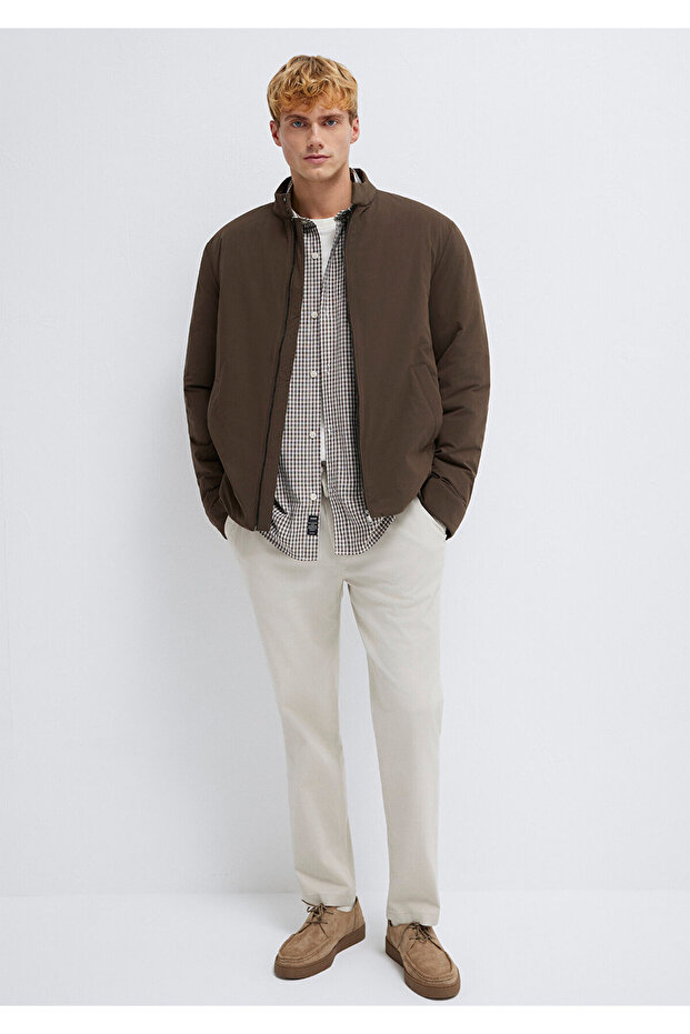 Brown Bomber Jacket 0110761-71541