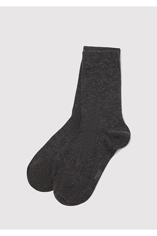 Wool Blend Gray Socks 0912199-12685