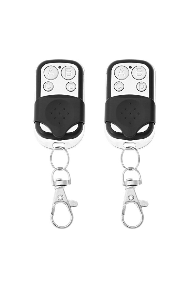 2pcs 433MHZ Clone Fixed Learning Rolling Code Universal 4 Buttons Garage Door Opener Remote Control