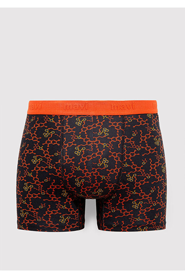 Black Printed Boxers - 0911636 -900