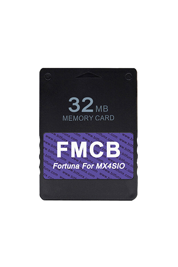 بطاقة ذاكرة Bitfunx Fortuna Free McBoot OPL سعة 32 ميجابايت لجهاز PS2 MX4SIO SIO2SD SD محول لألعاب PS2 Slim