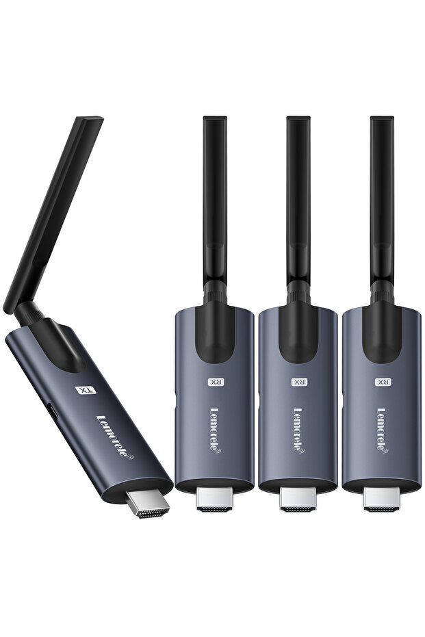 جهاز إرسال واستقبال HDMI لاسلكي Lemorele 5G 200M مع تقنية البلوتوث للاجتماعات