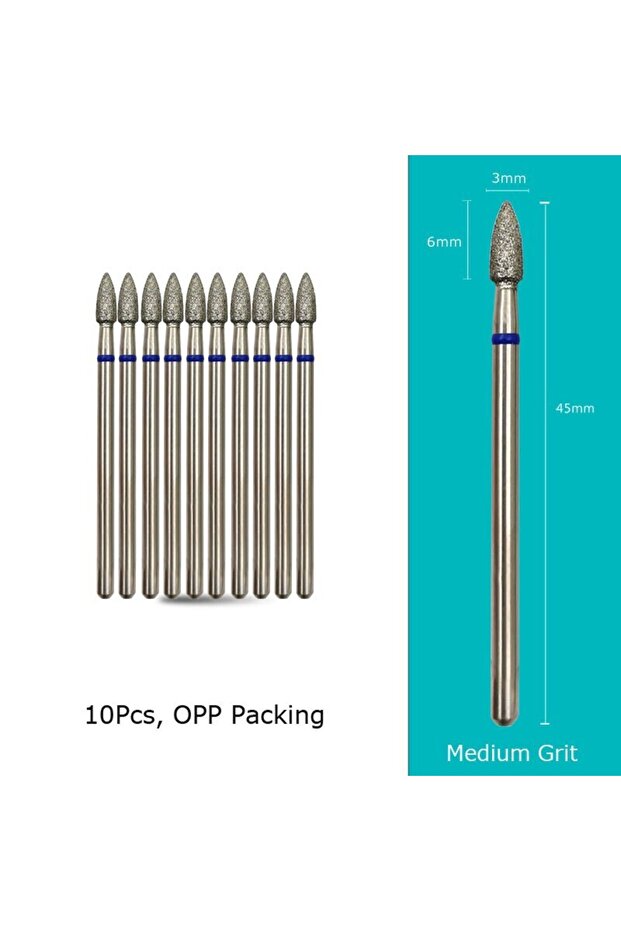 G0306D-M(D) HYTOOS مثقاب ماسي مخروطي الشكل للعناية بالجلد المحيط بالأظافر، أدوات تجميل الأظافر