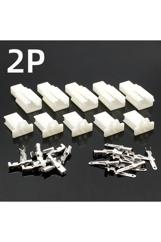 10set 2pin 10set/lot 2.8mm 2/3/4/6/9 Pin Automotive 2.8 Electrical Wire Connector Male Female Cable