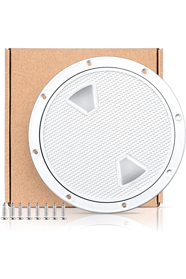 6 inch White Boat Accessories Boat Hatch 4' 6' 8' ABS Round Non Slip Inspection Hatch W/Detachable C