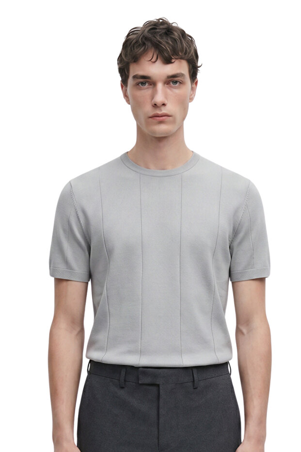 Premium Men's Knitwear T-Shirt Vittorio Torriano