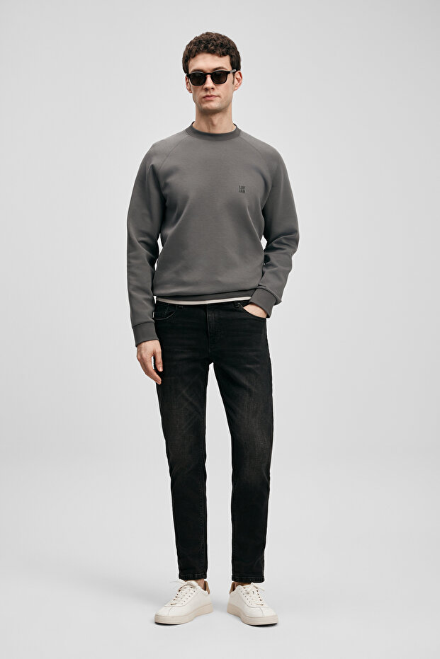 Wılıam Smart Jean Men's Trousers Slim Fit Anthracite