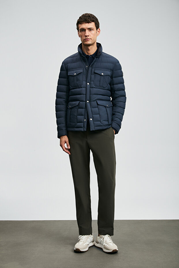 Daniel Goose down Men's Coat Navy Blue