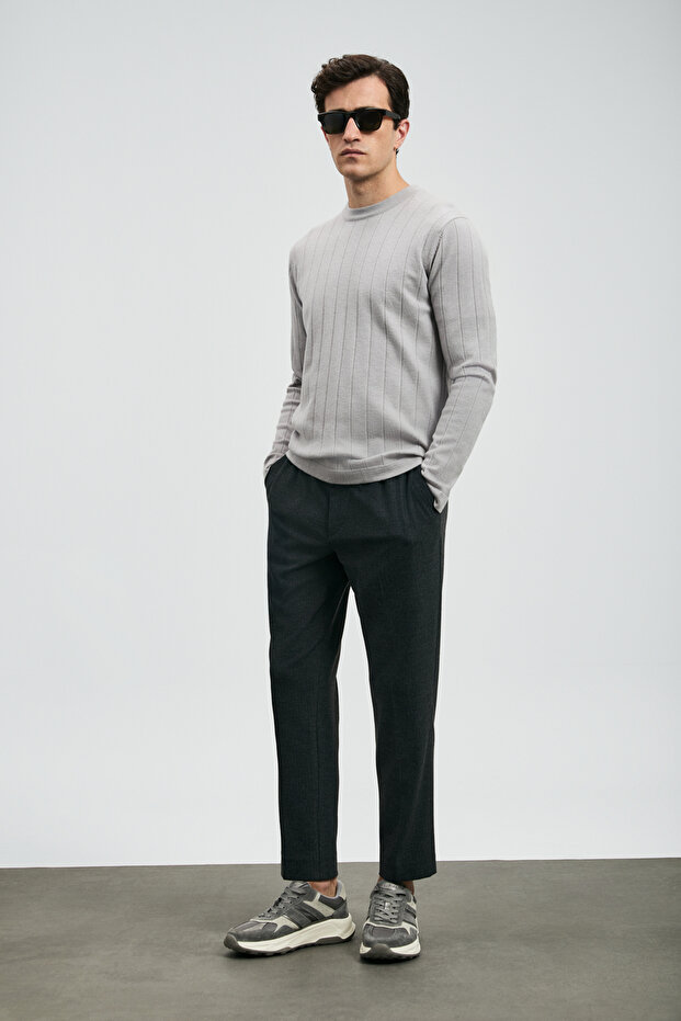 Maxima Smart Men's Chino Pants Slim Fit Anthracite