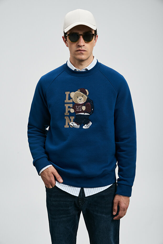 Storm Men's Sweatshirt Cobalt Blue